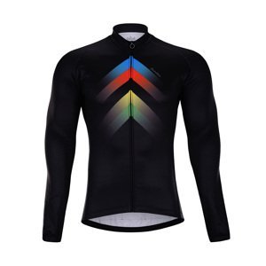 HOLOKOLO Cyklistický dres s dlouhým rukávem zimní - HYPER WINTER  - vícebarevná/černá 2XL