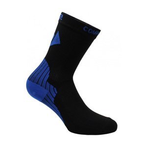 SIX2 Cyklistické ponožky klasické - ACTIVE - modrá/černá 35-38