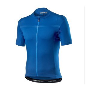 CASTELLI Cyklistický dres s krátkým rukávem - CLASSIFICA - modrá L