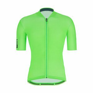 SANTINI Cyklistický dres s krátkým rukávem - COLORE - zelená XL