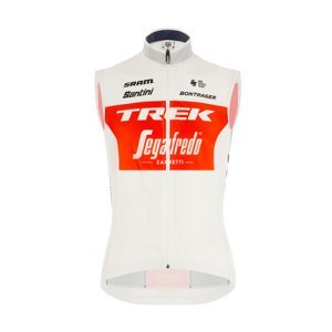 SANTINI Cyklistická vesta - TREK SEGAFREDO 2021 - červená/bílá M