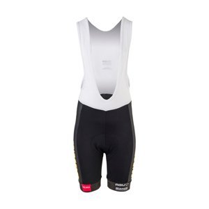 AGU Cyklistické kalhoty krátké s laclem - JUMBO-VISMA '21 KIDS - černá