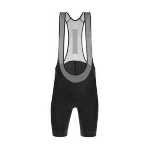 SANTINI Cyklistické kalhoty krátké s laclem - KARMA DELTA - černá XL