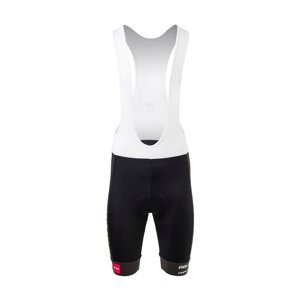 AGU Cyklistické kalhoty krátké s laclem - JUMBO-VISMA 2021 - černá XL