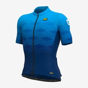 ALÉ Cyklistický dres s krátkým rukávem - MAGNITUDE - světle modrá/modrá L