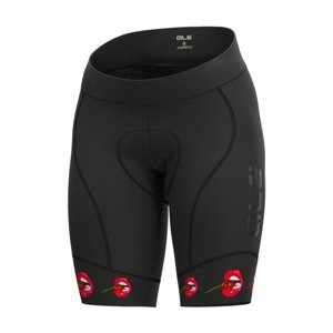 ALÉ Cyklistické kalhoty krátké bez laclu - SMILE LADY - černá XL
