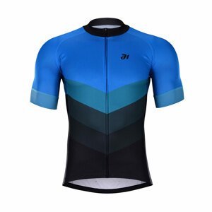 HOLOKOLO Cyklistický dres s krátkým rukávem - NEW NEUTRAL - modrá/černá 2XL