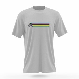 NU. BY HOLOKOLO Cyklistické triko s krátkým rukávem - A GAME - vícebarevná/šedá L