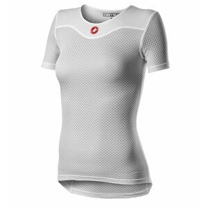 CASTELLI Cyklistické triko s krátkým rukávem - PRO ISSUE 2 LADY - bílá XL