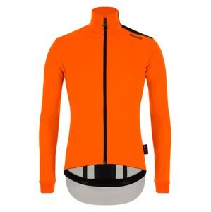 SANTINI Cyklistická zateplená bunda - VEGA MULTI WINTER - oranžová