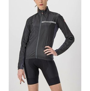 CASTELLI Cyklistická větruodolná bunda - SQUADRA STRECH LADY - černá