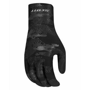 SCOTT Cyklistické rukavice dlouhoprsté - WINTER STRECH LF - šedá/černá XL
