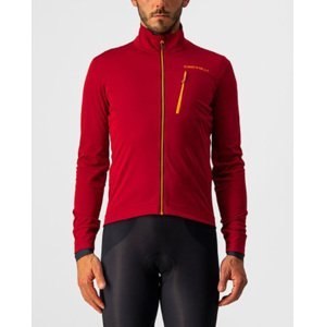 CASTELLI Cyklistická zateplená bunda - GO WINTER - červená