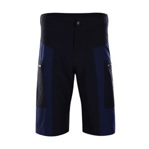 MONTON Cyklistické kalhoty krátké bez laclu - JANKUN MTB - černá/modrá S