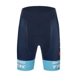 SANTINI Cyklistické kalhoty krátké bez laclu - FAN LINE kalhoty - modrá/růžová S