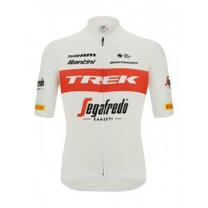 SANTINI Cyklistický dres s krátkým rukávem - PRO TEAM dres - červená/bílá XL