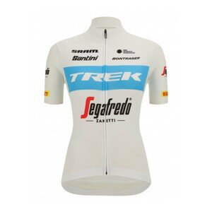 SANTINI Cyklistický dres s krátkým rukávem - FAN LINE dres - bílá/modrá S