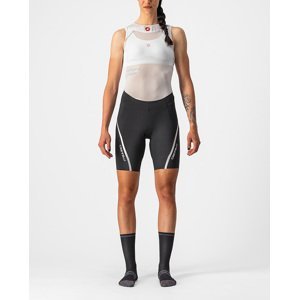 CASTELLI Cyklistické kalhoty krátké bez laclu - VELOCISSIMA 3 LADY - stříbrná/černá XL
