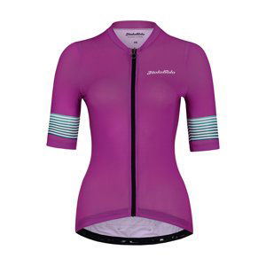 HOLOKOLO Cyklistický dres s krátkým rukávem - RAINBOW LADY - růžová XL
