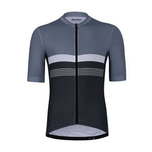 HOLOKOLO Cyklistický dres s krátkým rukávem - SPORTY - šedá L