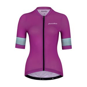 HOLOKOLO Cyklistický dres s krátkým rukávem - RAINBOW LADY - růžová S