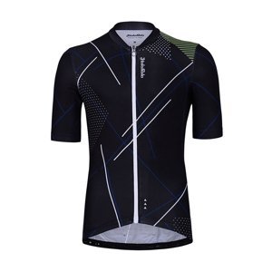 HOLOKOLO Cyklistický dres s krátkým rukávem - SPARKLE - černá XL
