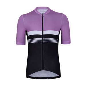 HOLOKOLO Cyklistický dres s krátkým rukávem - SPORTY - černá/růžová S