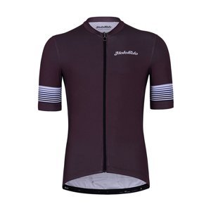 HOLOKOLO Cyklistický dres s krátkým rukávem - RAINBOW - hnědá XL
