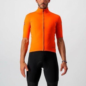 CASTELLI Cyklistický dres s krátkým rukávem - PERFETTO ROS - oranžová M