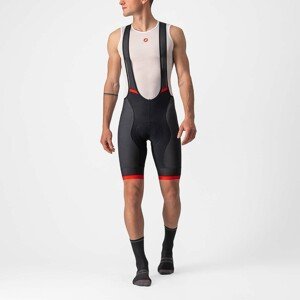 CASTELLI Cyklistické kalhoty krátké s laclem - COMPETIZIONE KIT - černá XL