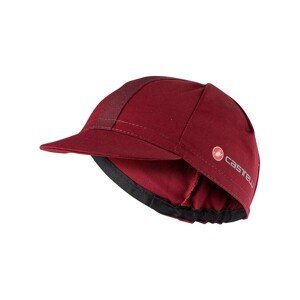 CASTELLI Cyklistická čepice - ENDURANCE CAP - červená UNI