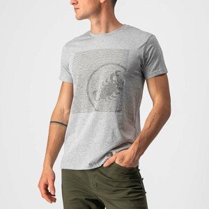 CASTELLI Cyklistické triko s krátkým rukávem - SCORPION TEE - šedá