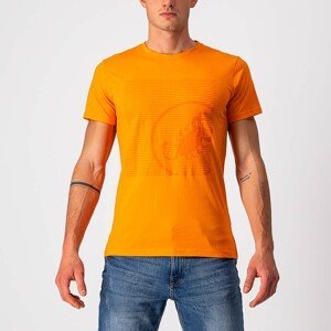 CASTELLI Cyklistické triko s krátkým rukávem - SCORPION TEE - oranžová L