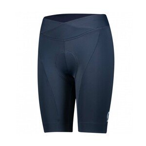 SCOTT Cyklistické kalhoty krátké bez laclu - ENDURANCE 40+ LADY - modrá XS