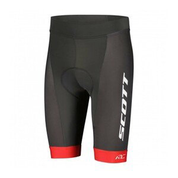 SCOTT Cyklistické kalhoty krátké bez laclu - RC TEAM ++ 2022 - červená/šedá XL
