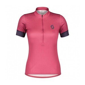 SCOTT Cyklistický dres s krátkým rukávem - ENDURANCE 20 SS LADY - růžová/fialová M