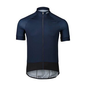 POC Cyklistický dres s krátkým rukávem - ESSENTIAL ROAD - modrá/černá 2XL