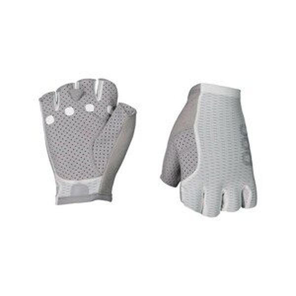 POC Cyklistické rukavice krátkoprsté - AGILE - šedá/bílá S