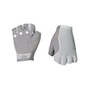 POC Cyklistické rukavice krátkoprsté - AGILE - bílá/šedá XL