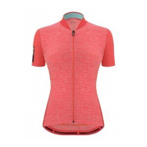 SANTINI Cyklistický dres s krátkým rukávem - COLORE PURO LADY - růžová L