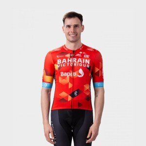 ALÉ Cyklistický dres s krátkým rukávem - BAHR VICTORIOUS 2022 - červená/bílá/modrá 2XL
