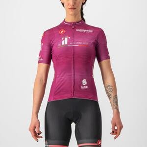 CASTELLI Cyklistický dres s krátkým rukávem - GIRO D'ITALIA 2022 W - bordó/cyklámenová L
