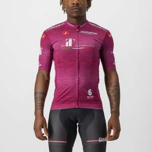 CASTELLI Cyklistický dres s krátkým rukávem - GIRO D'ITALIA 2022 - bordó/růžová/cyklámenová 3XL