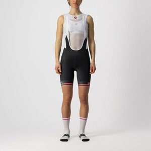 CASTELLI Cyklistické kalhoty krátké s laclem - GIRO D'ITALIA 2023 W - růžová/černá