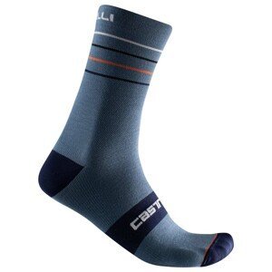 CASTELLI Cyklistické ponožky klasické - ENDURANCE 15 - vícebarevná L-XL
