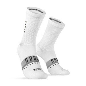 GOBIK Cyklistické ponožky klasické - LIGHTWEIGHT - bílá