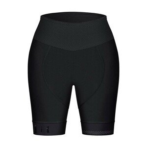 GOBIK Cyklistické kalhoty krátké s laclem - LIMITED 5.0 K9 LADY - černá
