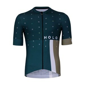 HOLOKOLO Cyklistický dres s krátkým rukávem - BRILLIANT ELITE - modrá XL