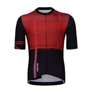 HOLOKOLO Cyklistický dres s krátkým rukávem - AMOROUS ELITE - červená/černá 3XL