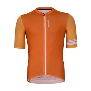 HOLOKOLO Cyklistický dres s krátkým rukávem - JUICY ELITE - oranžová 3XL